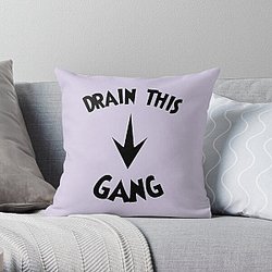 drain this gang that , drain this gang that drain this gang that trending Throw Pillow RB0111