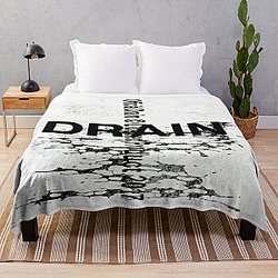 Drain Gang Logo merch Throw Blanket RB0111