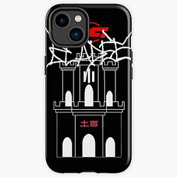 Bladee Drain Gang Red Light Castle logo iPhone Tough Case RB0111