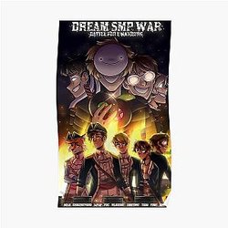 Dream Posters - Dream SMP War Poster RB2608