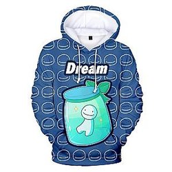 Dream Hoodies - Dream Smp Merch DreamWasTaken Blue Dream Funny Hoodie