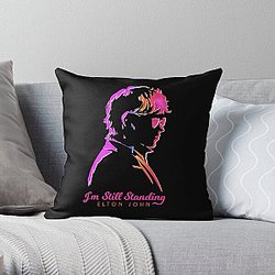 Elton John - I'm Still Standing | Elton John Final Concert Throw Pillow RB3010