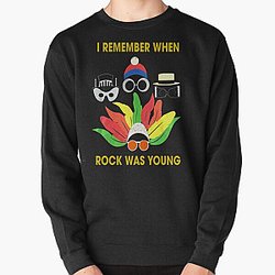 I remember when rock was young yellow Farewell elton john gift for fans and lovers Pullover Sweatshirt RB3010