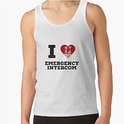 i heart emergency intercom Tank Top RB2305