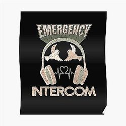 Emergency Intercom - Vintage Poster RB2305