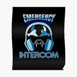 Emergency Intercom - Vintage Poster RB2305