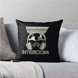 Copy of Emergency Intercom - Vintage Throw Pillow RB2305