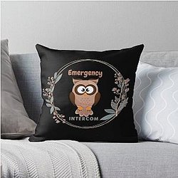 emergency intercom Throw Pillow RB2305