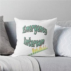 Emergency intercom  Throw Pillow RB2305