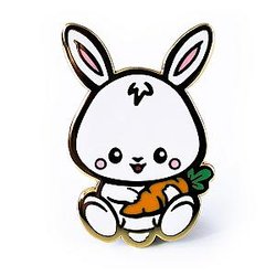 Animals Enamel Pin - Rabbit Hard Enamel Pin CP2109