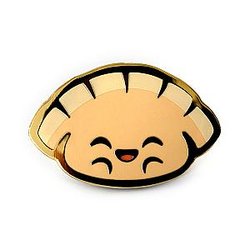 Foods Enamel Pin - Pot Sticker Dim Sum Hard Enamel Pin CP2109