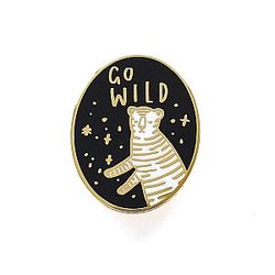 Animals Enamel Pin - Go Wild Tiger Enamel Pin OE2109