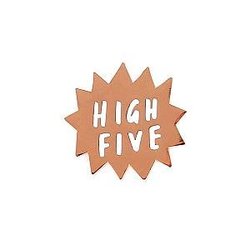 Quote Enamel Pin - High Five Enamel Pin OE2109