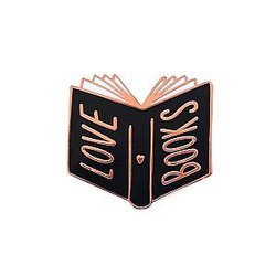 Quote Enamel Pin - Love Books Enamel Pin OE2109