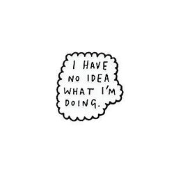 Quote Enamel Pin - No Idea What I'm Doing Enamel Pin OE2109