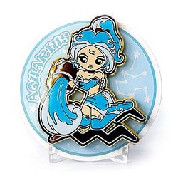 Cartoon Enamel Pin - Aquarius Hard Enamel Pin CP2109