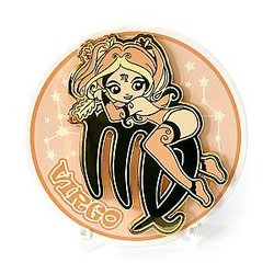 Cartoon Enamel Pin - Virgo Hard Enamel Pin CP2109