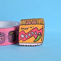 Foods Enamel Pin - Cute Noodles Enamel Pin TT2109