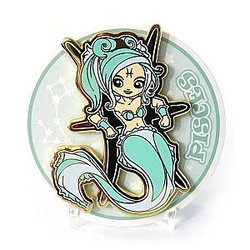 Cartoon Enamel Pin - Pisces Hard Enamel Pin CP2109