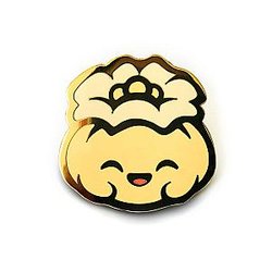 Foods Enamel Pin - Soup Dumpling Dim Sum Hard Enamel Pin CP2109