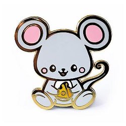 Animals Enamel Pin - Rat Hard Enamel Pin CP2109