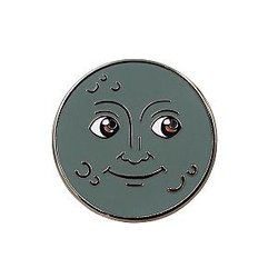 Moon Emoji – New Moon &amp; Full Moon Enamel Pins RS2109