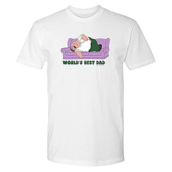 Family Guy T-Shirts - Family Guy World's Best Dad Adult Short Sleeve T-Shirt SH0508