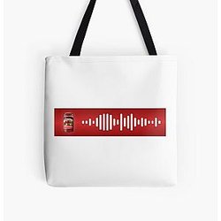 Fuerza Regida - SABOR FRESA (Spotify Code) All Over Print Tote Bag RB0609