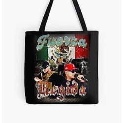 Fuerza Regida Graphic All Over Print Tote Bag RB0609