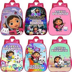 Gabbys Dollhouse Cartoon Kindergarten Bag