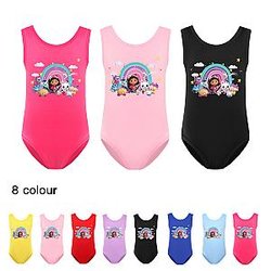 Gabby's Dollhouse Cartoon Gabby Cats Girls Swimsuit