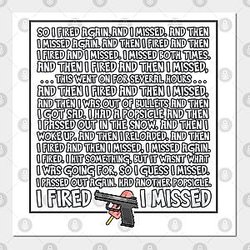 Game Grumps Posters - I Fired I Missed - Lovlies Fan Art Poster TP2202