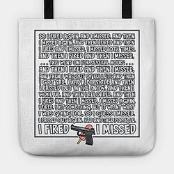 Game Grumps Bags - I Fired I Missed - Lovlies Fan Art Tote TP2202