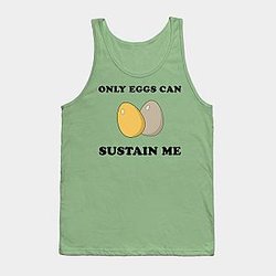 Game Grumps Tank Tops - Only Eggs Can Sustain Me Tank Top TP2202