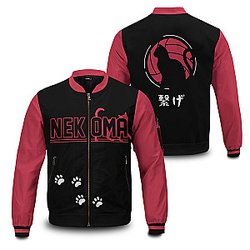 Haikyuu Jackets - Cat Paws Bomber Jacket FH0709