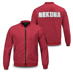 Haikyuu Jackets - Haikyuu Nekoma High Bomber Jacket FH0709