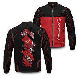 Naruto Jackets - Fragment Akatsuki Bomber Jacket FH0709