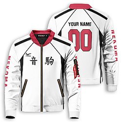 Haikyuu Jackets - Personalized Nekoma Libero Bomber Jacket FH0709