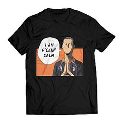 Haikyuu T-Shirts - I'm Fckin' Calm Unisex T-Shirt FH0709