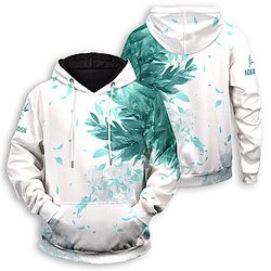 Haikyuu Hoodies - Aoba Johsai Green Leaf Unisex Pullover Hoodie FH0709