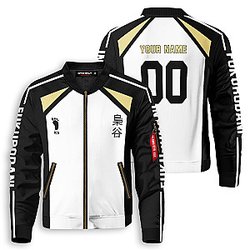 Haikyuu Jackets - Personalized Team Fukurodani Bomber Jacket FH0709