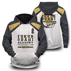 Haikyuu Hoodies - Fukurodani Jersey Unisex Pullover Hoodie FH0709