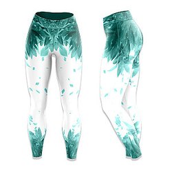 Haikyuu Leggings - Aoba Johsai Green Leaf Unisex Tights FH0709