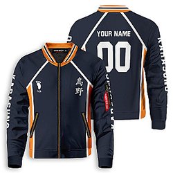 Haikyuu Jackets - Personalized Team Karasuno Bomber Jacket FH0709