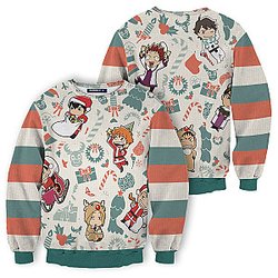 Haikyuu Sweaters - Haikyuu Christmas Unisex Wool Sweater FH0709