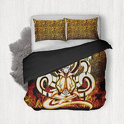 Naruto Beddings - Nine Tails Chakra Mode Bedding Set FH0709