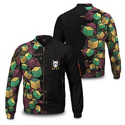 Demon Slayer Jackets - Giyu Cube Bomber Jacket FH0709