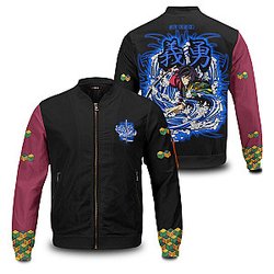 Demon Slayer Jackets - Hashira Giyu Stwear Bomber Jacket FH0709