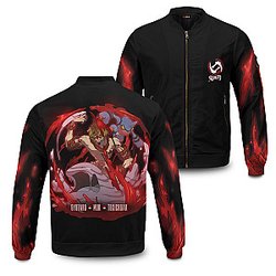 Demon Slayer Jackets - Gyutaro Collab Bomber Jacket FH0709