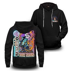 Demon Slayer Hoodies - Tanjiro Neon Unisex Pullover Hoodie FH0709